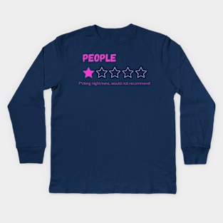 would not recommend Kids Long Sleeve T-Shirt